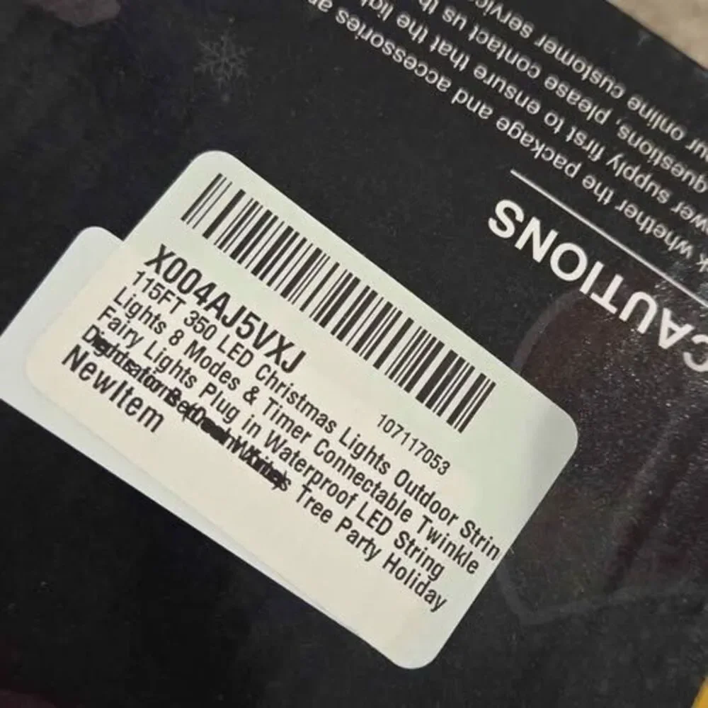 115 ft 350 LED fairy lights, 8 modes & timer